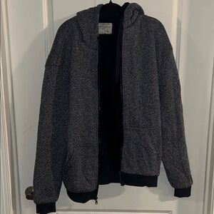 Men's Navy Blue Hooded Sweater